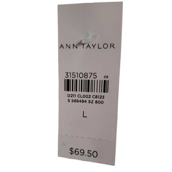 Anne Taylor Pintucked Ruffled Tank NWT - Picture 5 of 6